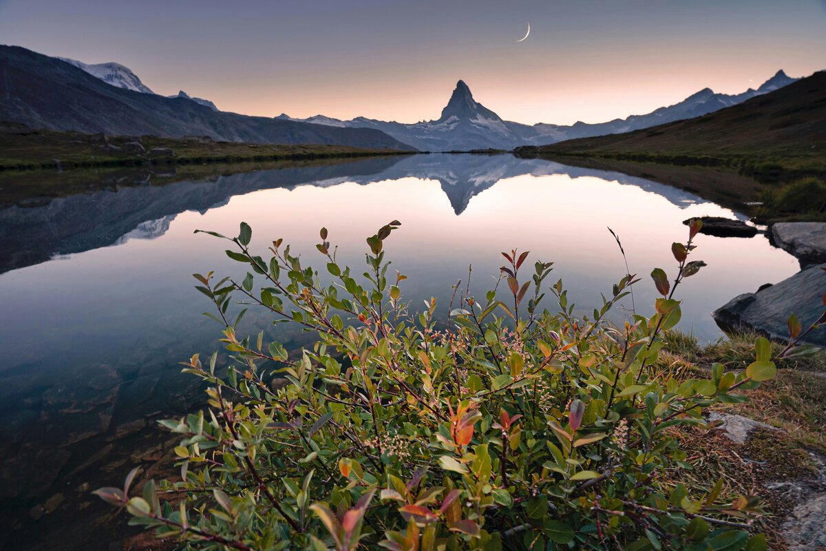Matterhorn viewed from the Gornergrat railway above Zermatt